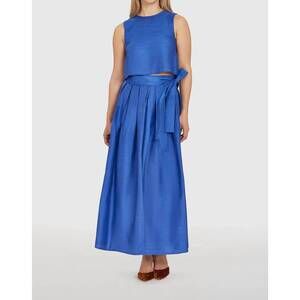 NEW LIVRO sleeveless crop top in cobalt